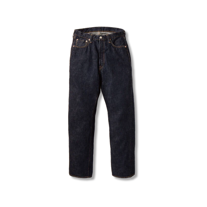 0105W Wide Denim 13.7oz (One Wash) - INDIGO