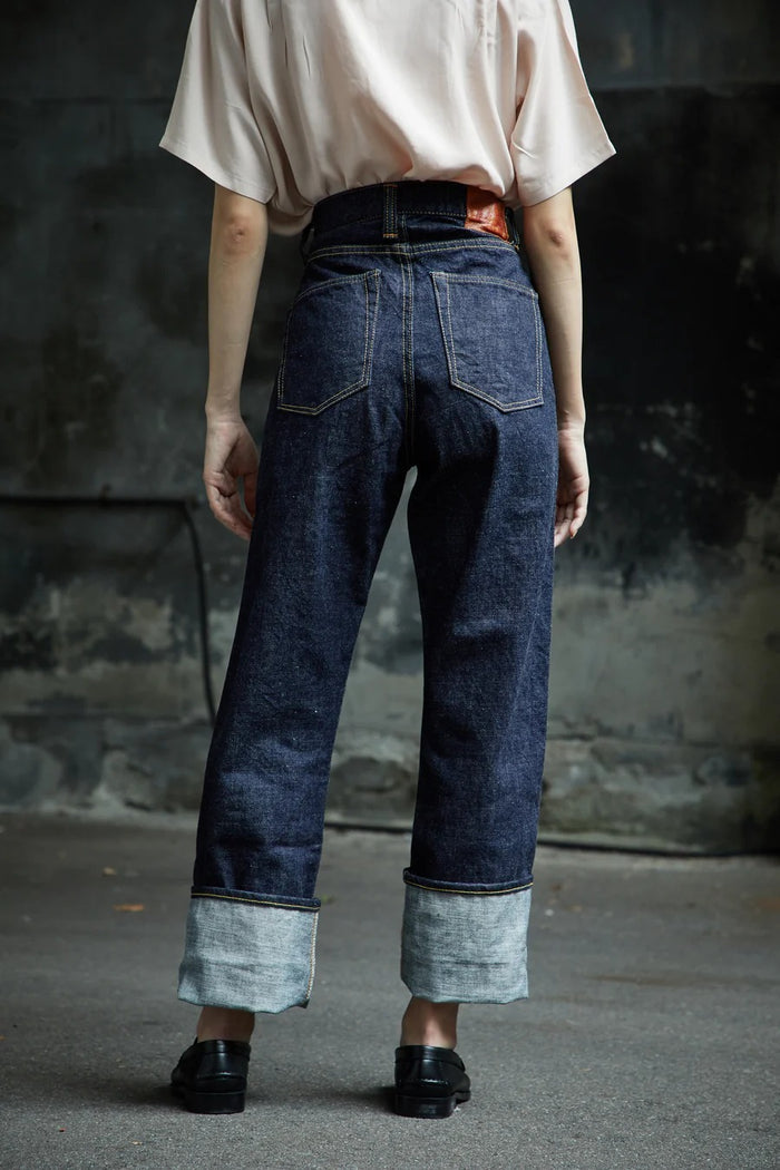 0107 Wide Straight Monroe Denim - INDIGO