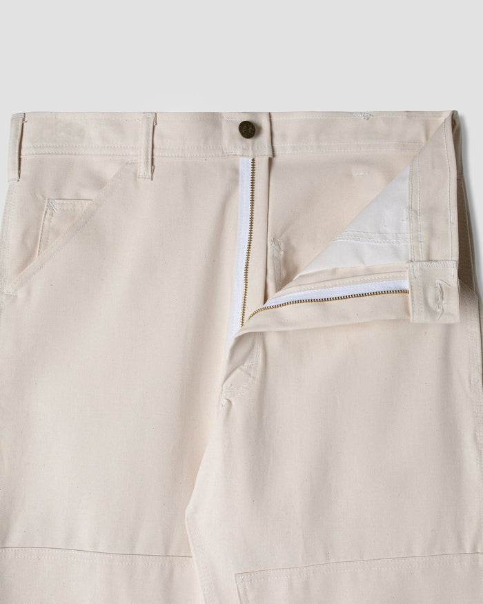 0154 DOUBLE KNEE PAINTER PANT - NATURAL DRILL