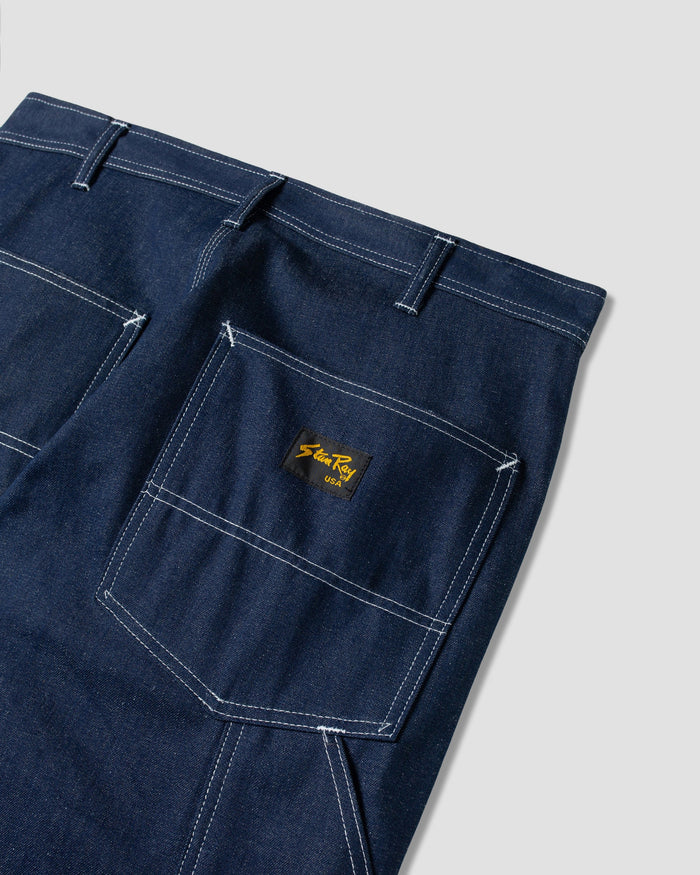 0155 DOUBLE KNEE PAINTER PANT - INDIGO DENIM