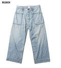 10079 USN DENIM SAILOR PANTS - BLEACH