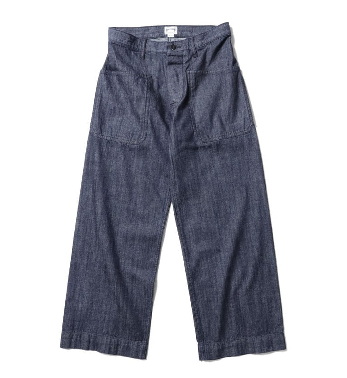 10079 USN DENIM SAILOR PANTS - INDIGO ONE WASH