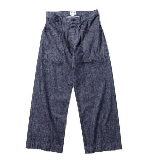 10079 USN DENIM SAILOR PANTS - INDIGO ONE WASH