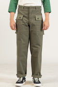 1097 USMC HERRINGBONE MONKEY PANTS - OD GREEN