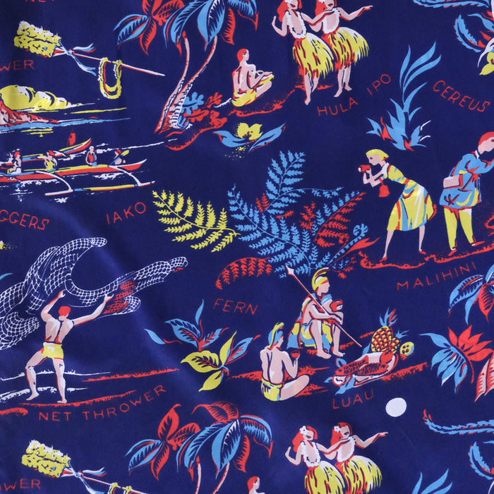 1149 HAWAIIAN SCENE - NAVY