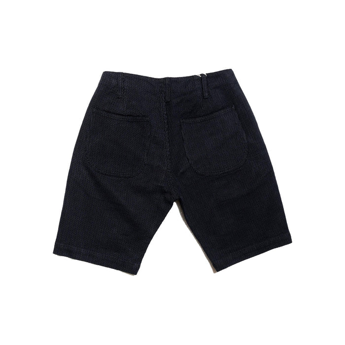 1171-BK SASHIKO SHORT PANTS - GRAY X BLACK