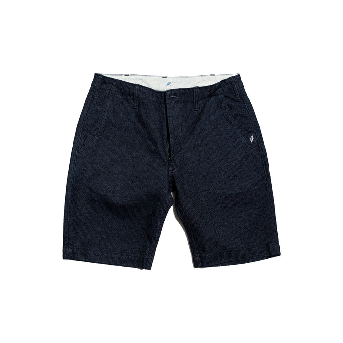 1171-ID SASHIKO SHORT PANTS - INDIGO X INDIGO