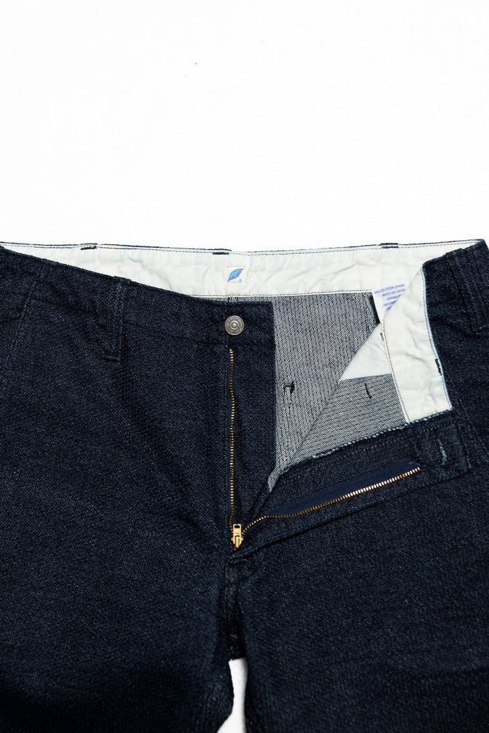 1171-ID SASHIKO SHORT PANTS - INDIGO X INDIGO