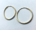 14 Karat 3 Tone Gold Earrings image 0