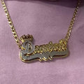 2 Tone Name Necklace