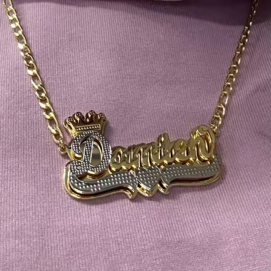 2 Tone Name Necklace