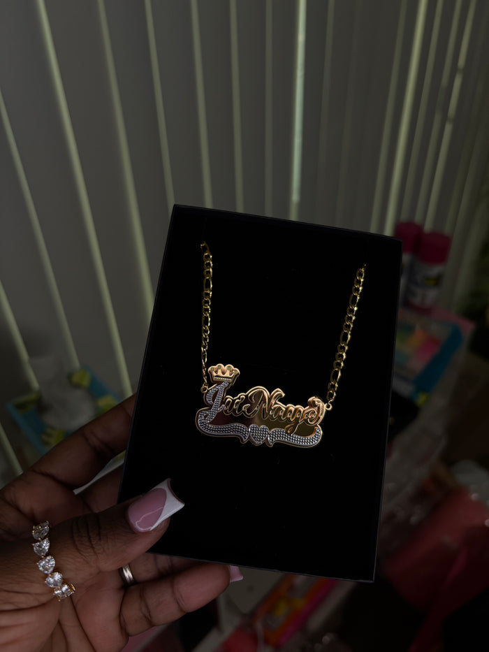 2 Tone Name Necklace