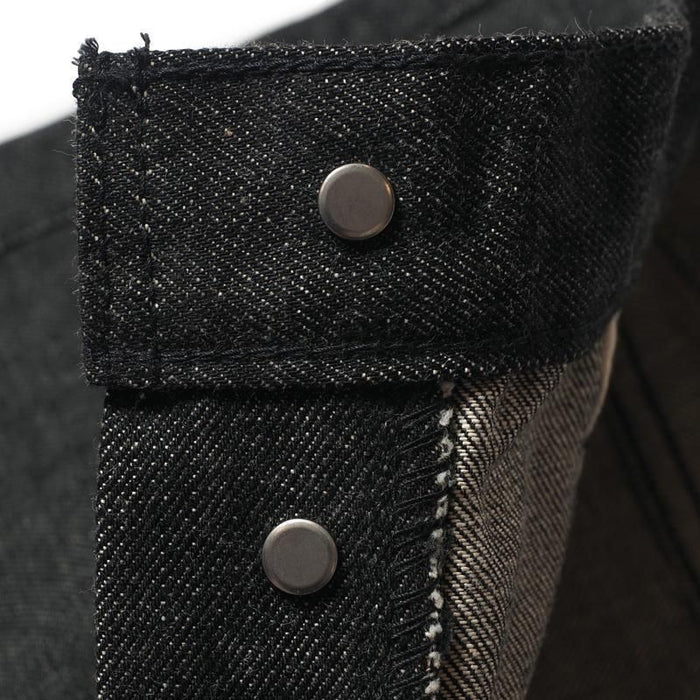 224-66B (66MODEL) BLACK DENIM - BLACK