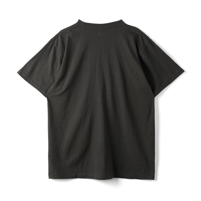 33005-02 Printed Tee "W" - BLACK