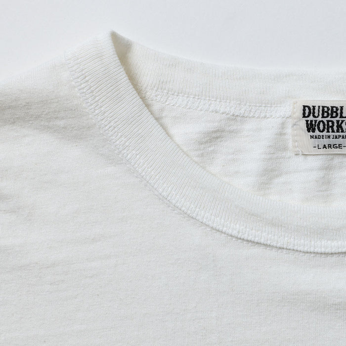 35001 FALLEN COTTON MID WEIGHT S/S TEE - OFF WHITE