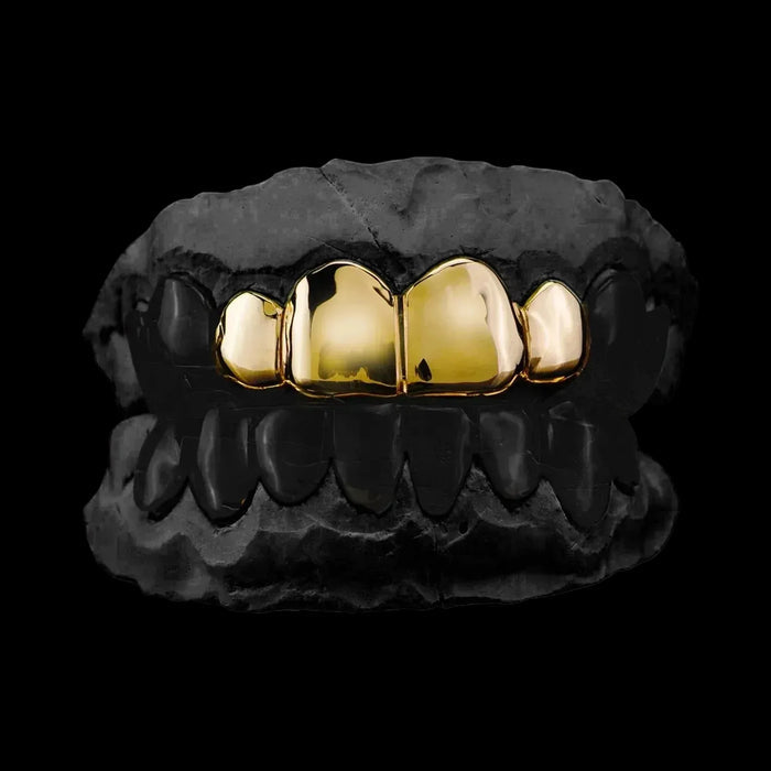 4 Gold Teeth: 10K TOPS or BOTTOMS ANY STYLE image 0