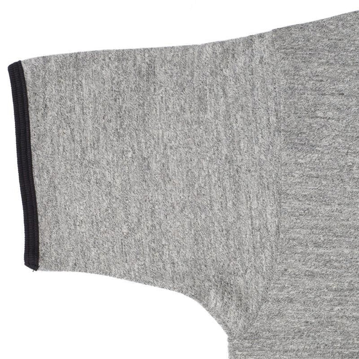 4059 RINGER T PLAIN - HEATHER GRAY/BLACK