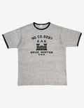 4059 RINGER TEE BRIZE NORTON - HEATHER GRAY/BLACK