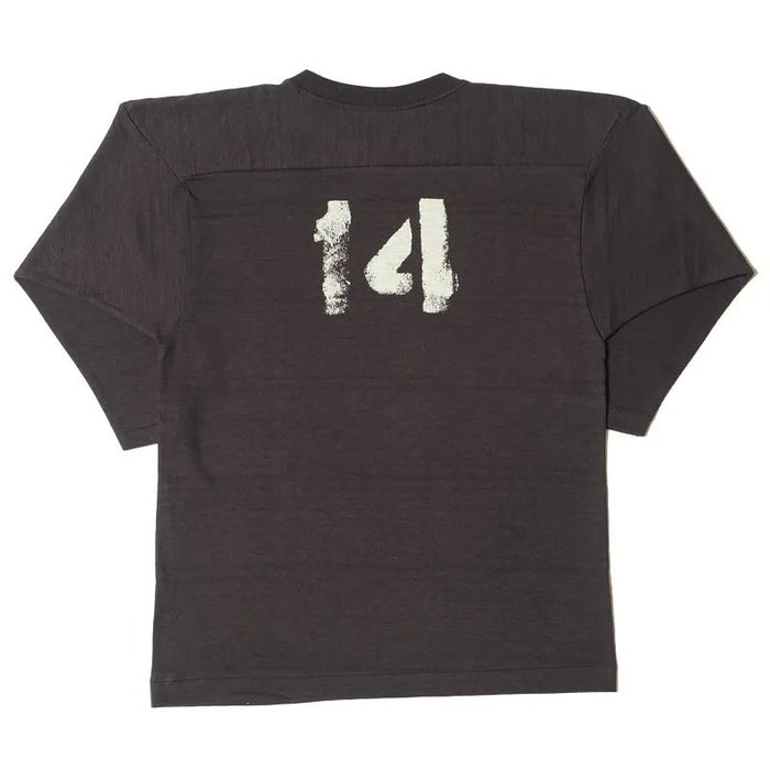 4063 3/4 Sleeve Football Tee GONZAGA HI - BLACK