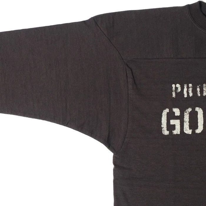 4063 3/4 Sleeve Football Tee GONZAGA HI - BLACK