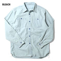 41092 USA COTTON CHAMBRAY SHIRT (USN) - BLEACH