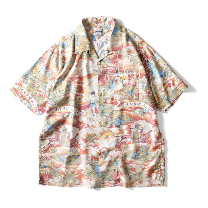 41168 ALOHA SHIRT (HAWAII) - ORANGE