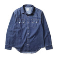 41186 DENIM WESTERN SHIRT - INDIGO ONE WASH