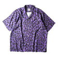 41195 ALOHA SHIRT (LEOPARD) - PURPLE