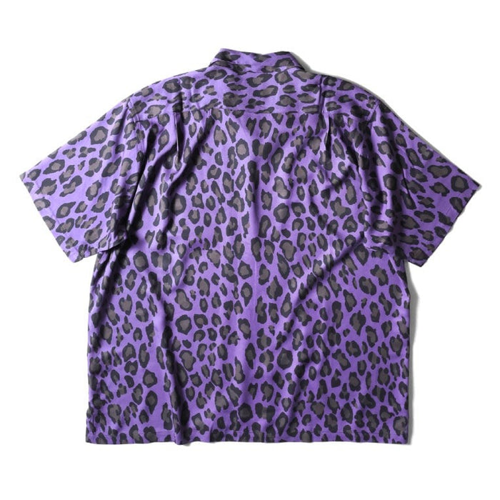 41195 ALOHA SHIRT (LEOPARD) - PURPLE