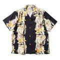 41196 ALOHA SHIRT (Dragon and Tiger) - BLACK