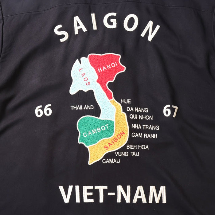 41220 SOUVENIR SHIRT (VIETNAM)  - BLACK