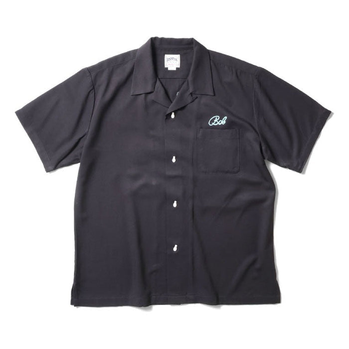 41223 BOWLING SHIRT (ROAD KINGS) - BLACK