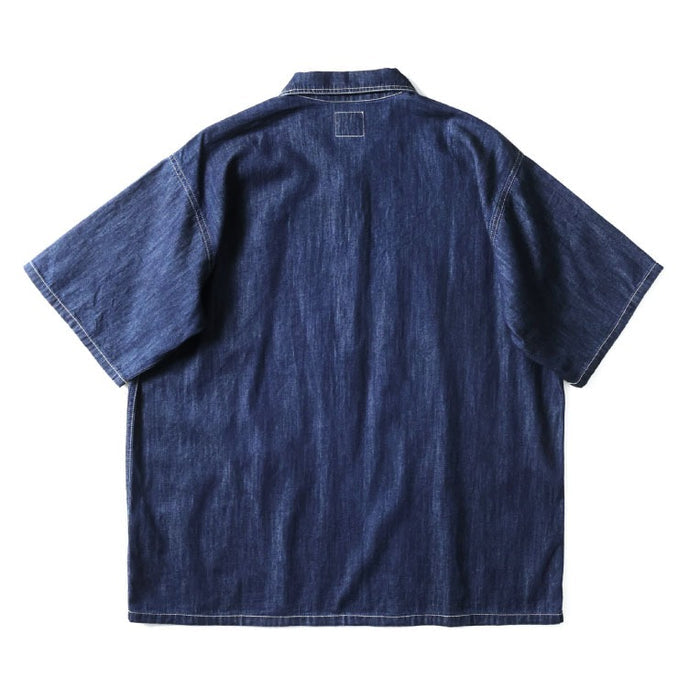 41234 PULLOVER S/S SHIRT - INDIGO