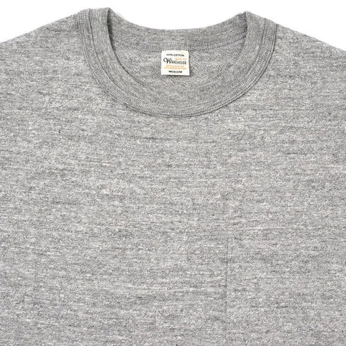 4601 POCKET TEE - HEATHER GREY
