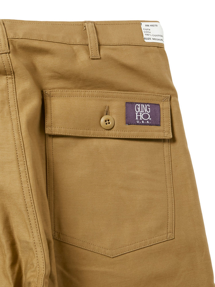 4POCKETS FATIGUE TROUSER - BEIGE