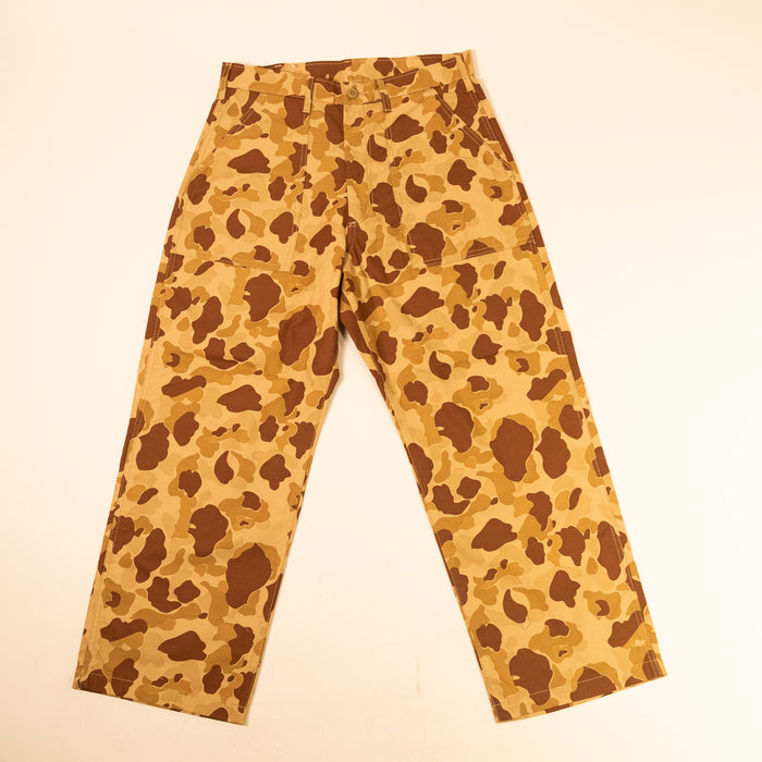 4POCKETS FATIGUE WIDE TROUSER (CAMO) - HUNTER CAMO