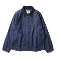 51485 DENIM ZIP WORK JACKET - INDIGO ONE WASH
