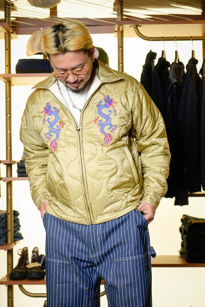 51514 REVERSIBLE VIETNAM JACKET - OFF WHITE