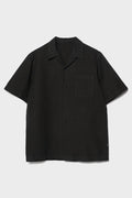 5211 HEMP CAMP COLLAR SHIRT - BLACK