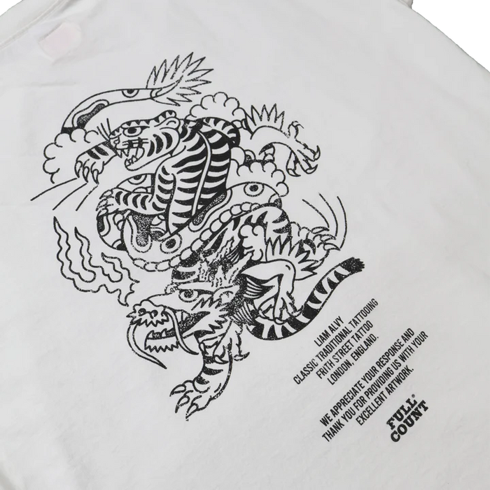 5500PT-15 Tiger & Dragon - White