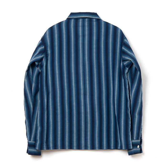 5706A Awa Shijira woven long sleeve shirt - A