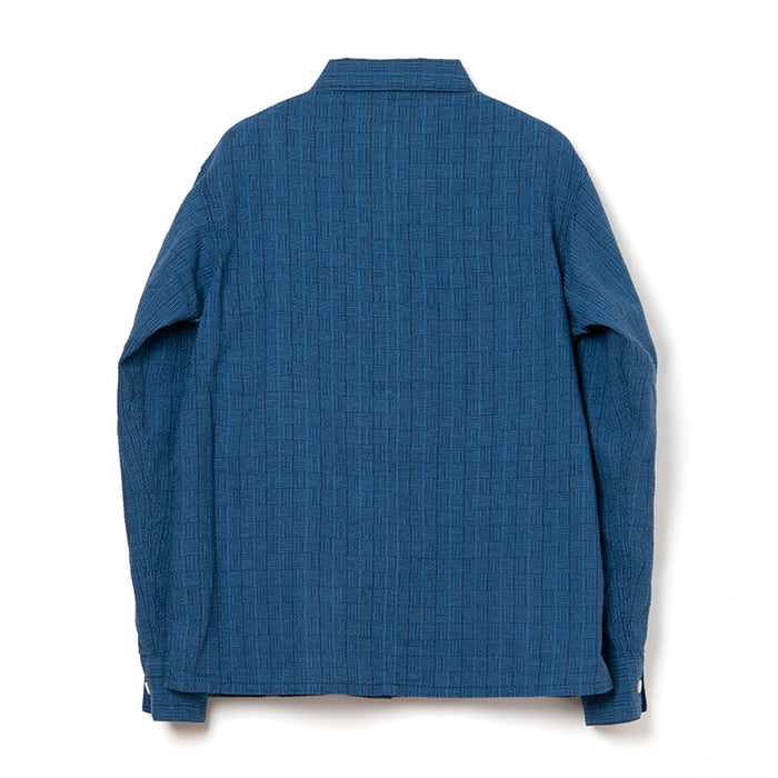 5706B Awa Shijira woven long sleeve shirt - B