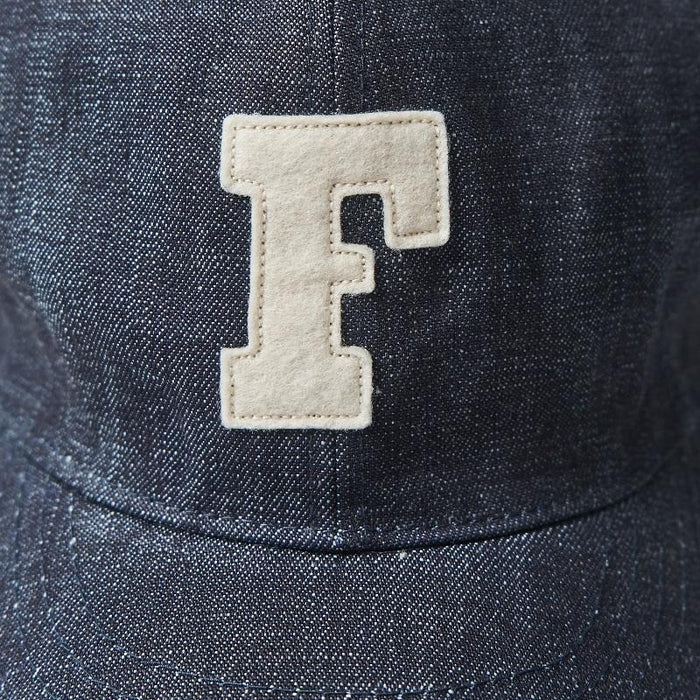 6843 6PANEL DENIM BASEBALL F CAP - INDIGO