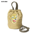 6844 EMB QUILTING EFECT BAG (TIGER) - OLIVE DRAB