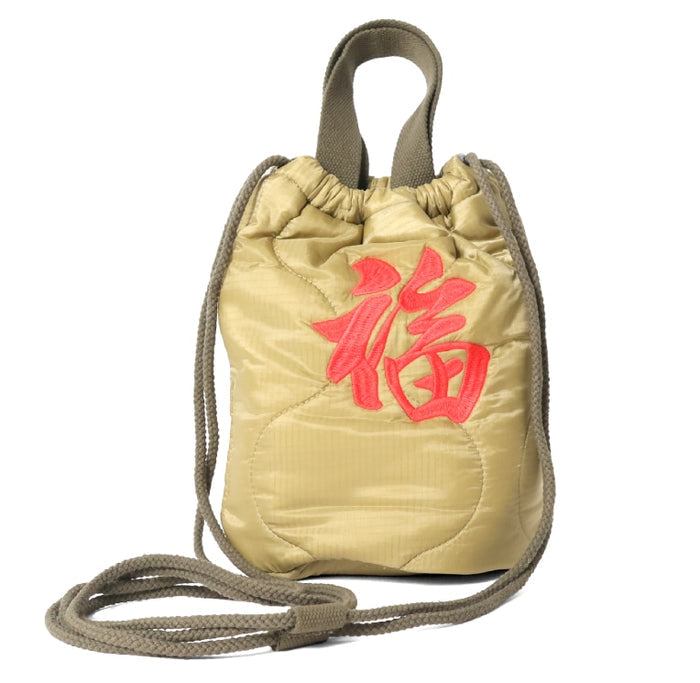 6844 EMB QUILTING EFECT BAG (TIGER) - OLIVE DRAB