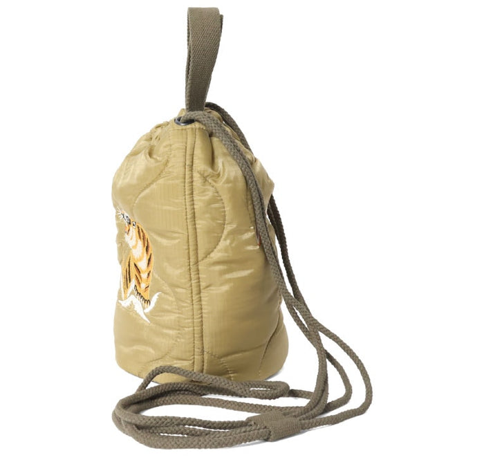 6845 EMB QUILTING EFECT BAG (JAPAN) - OLIVE DRAB