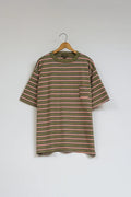 9.5oz BORDER H/S T-SHIRT - GREEN