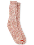 97646 (97169) COTTON RAGG CREW - RUST/WHITE