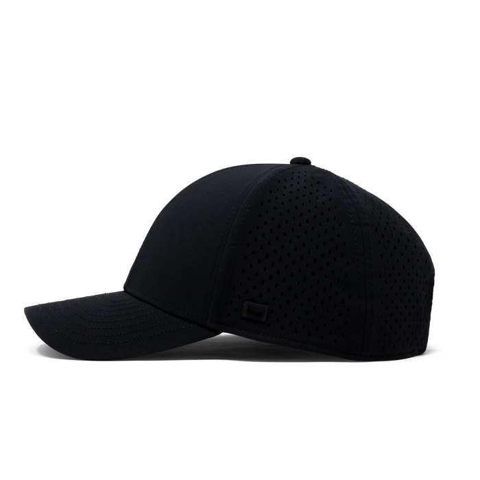 The side view of the Melin Vintage Fit A-Game Hydro hat in black