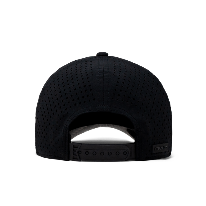 The back view of the Melin Vintage Fit A-Game Hydro hat in black